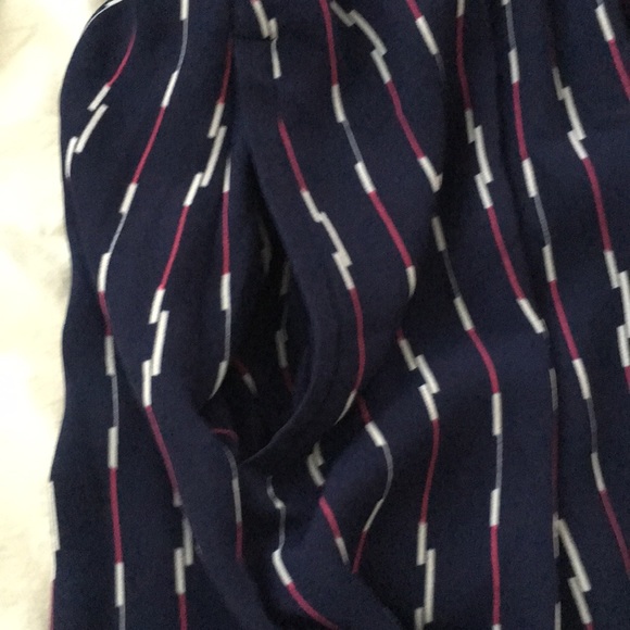 Navy dress with white and pink print - Picture 6 of 6